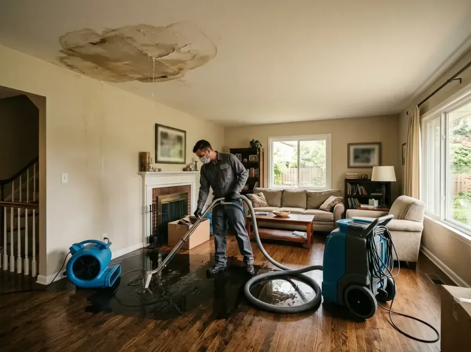 attic-pipe-burst-ceiling-drip-008 — frequently asked questions, Water Damage Restoration & Carpet Care in Louisburg, NC